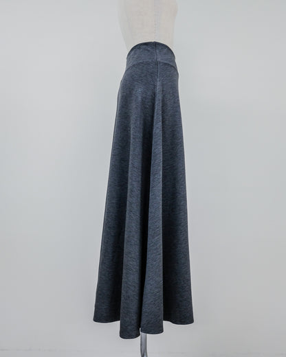 Cut and Sew Skirt [603417] charcoal (79)