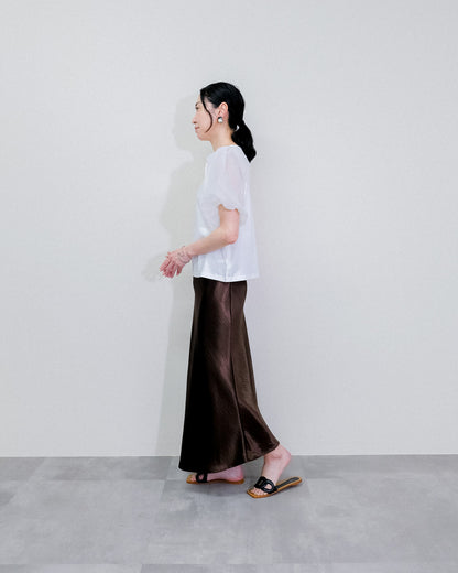 【Summer SALE!!】Balloon Sleeve T-Shirt [603393] off(01)