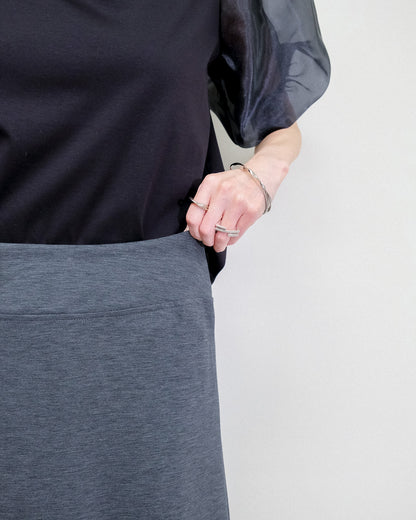 Cut and Sew Skirt [603418] charcoal (79)