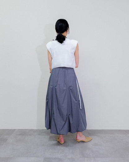 Shoulder Padd Kint Tops [603409] off(01)