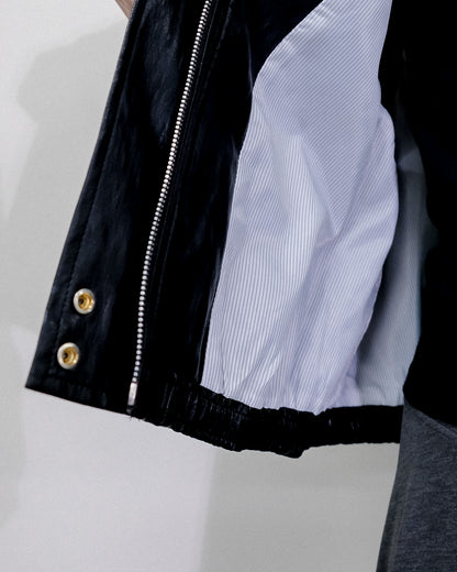 Fake Leather Vest [603423] black(99)