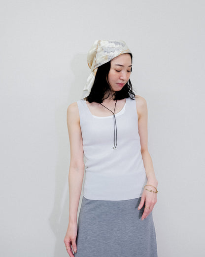 Knit Tank Tops [603410] grey(75)
