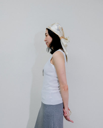 Knit Tank Tops [603410] grey(75)