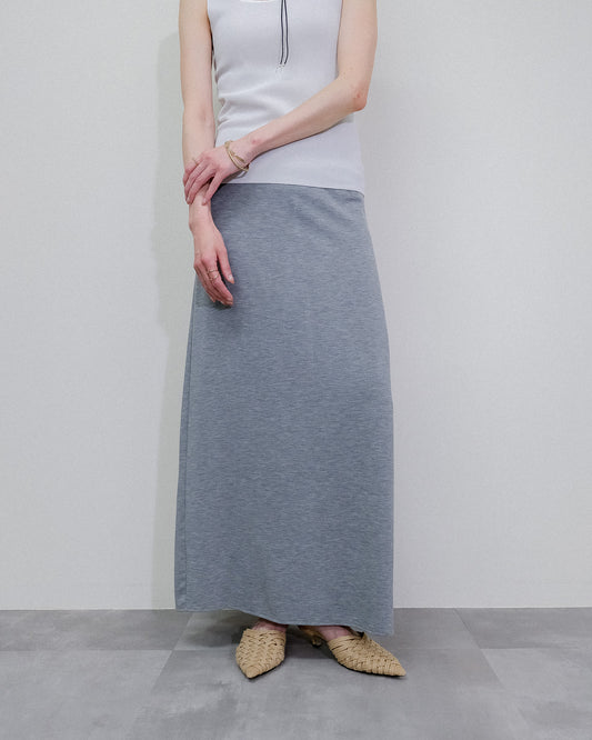 Cut and Sew Skirt [603418] l.grey (70)