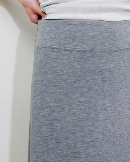 Cut and Sew Skirt [603418] l.grey (70)