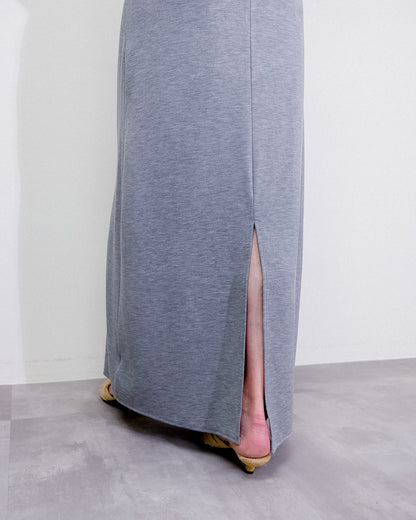 Cut and Sew Skirt [603418] l.grey (70)