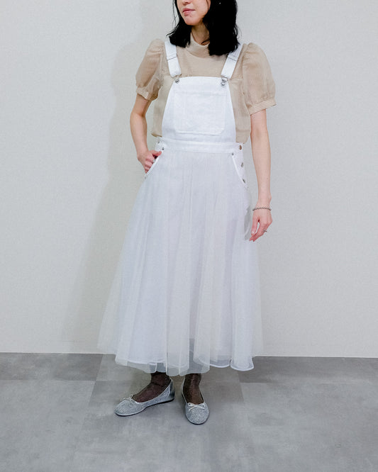 【Summer SALE!!】Overalls Dress [603400] off(01)
