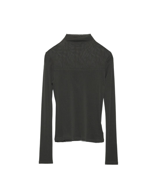 【SALE/50%0ff】Sheer Tops [603369] khaki(35)
