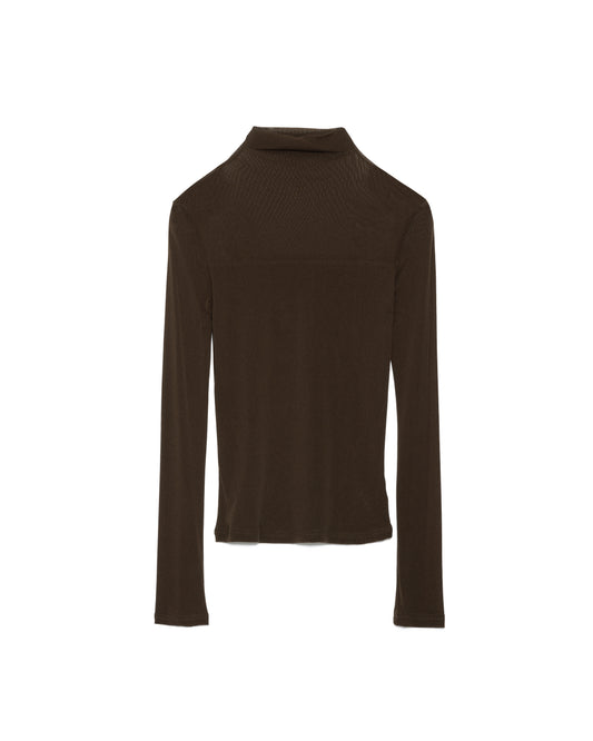 【SALE/50%0ff】Sheer Tops [603369] brown(60)