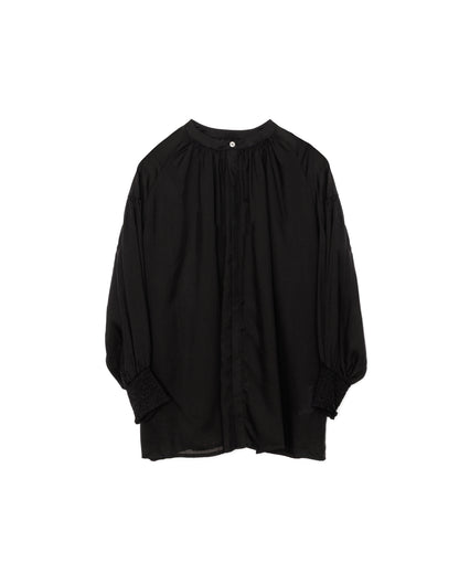 【Summer SALE!!】2way Sheer Blouse [603391] black(99)