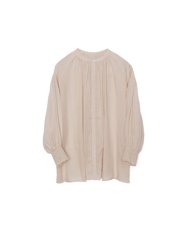 【Summer SALE!!】2way Sheer Blouse [603391] pink beige(08)